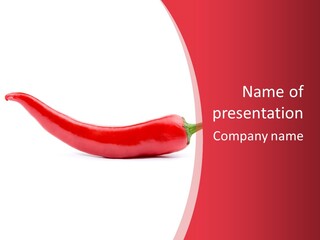 Healthy Cooking Paprika PowerPoint Template
