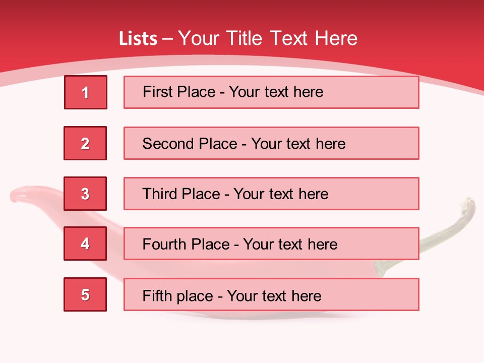 Healthy Cooking Paprika PowerPoint Template