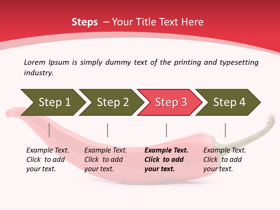 Healthy Cooking Paprika PowerPoint Template