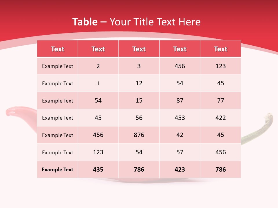 Healthy Cooking Paprika PowerPoint Template