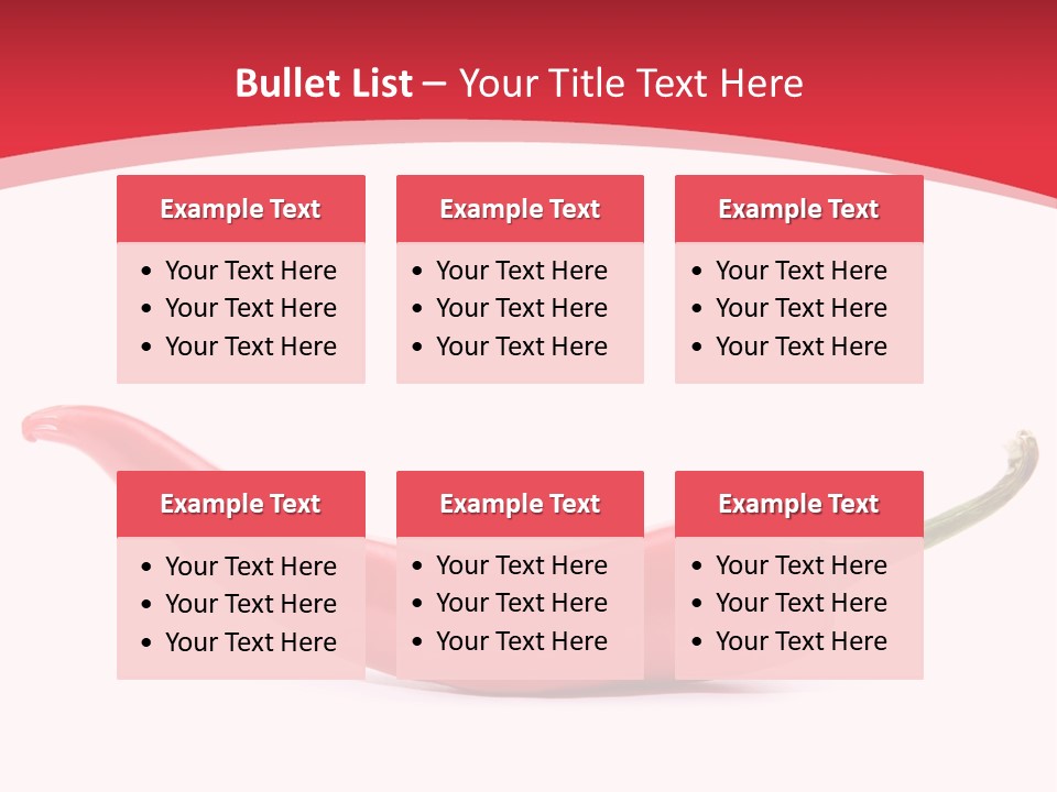 Healthy Cooking Paprika PowerPoint Template