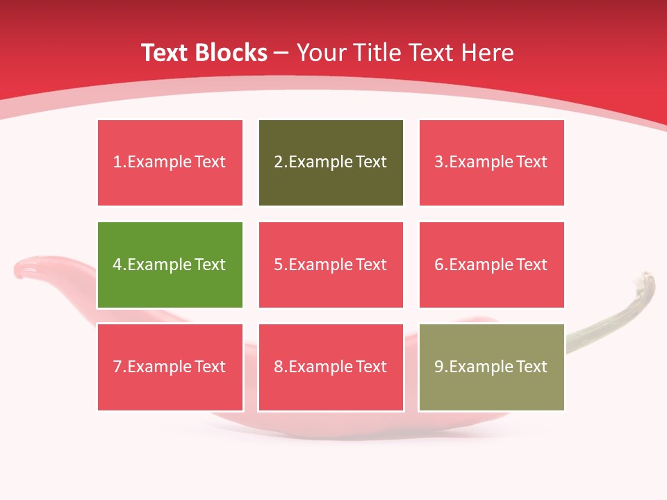 Healthy Cooking Paprika PowerPoint Template