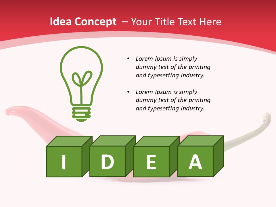 Healthy Cooking Paprika PowerPoint Template