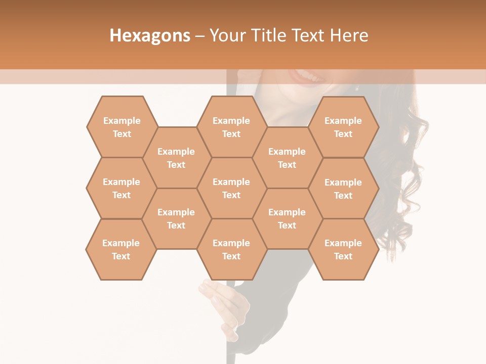 White Sign Businesspeople PowerPoint Template