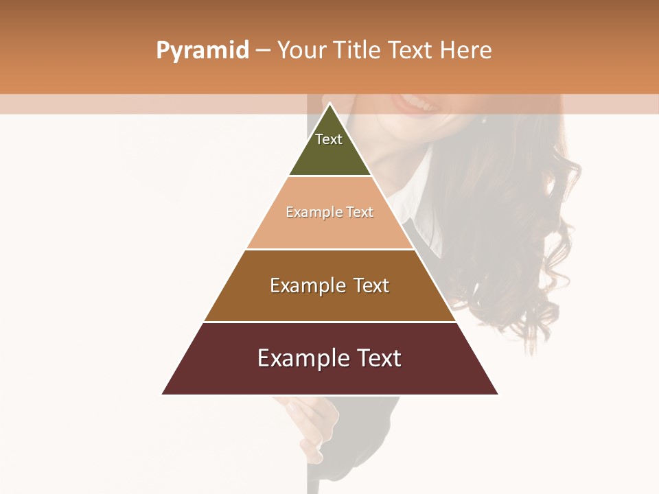 White Sign Businesspeople PowerPoint Template