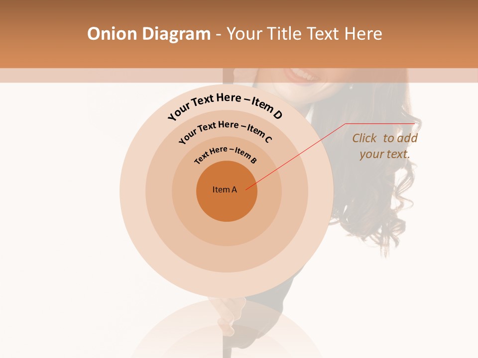 White Sign Businesspeople PowerPoint Template