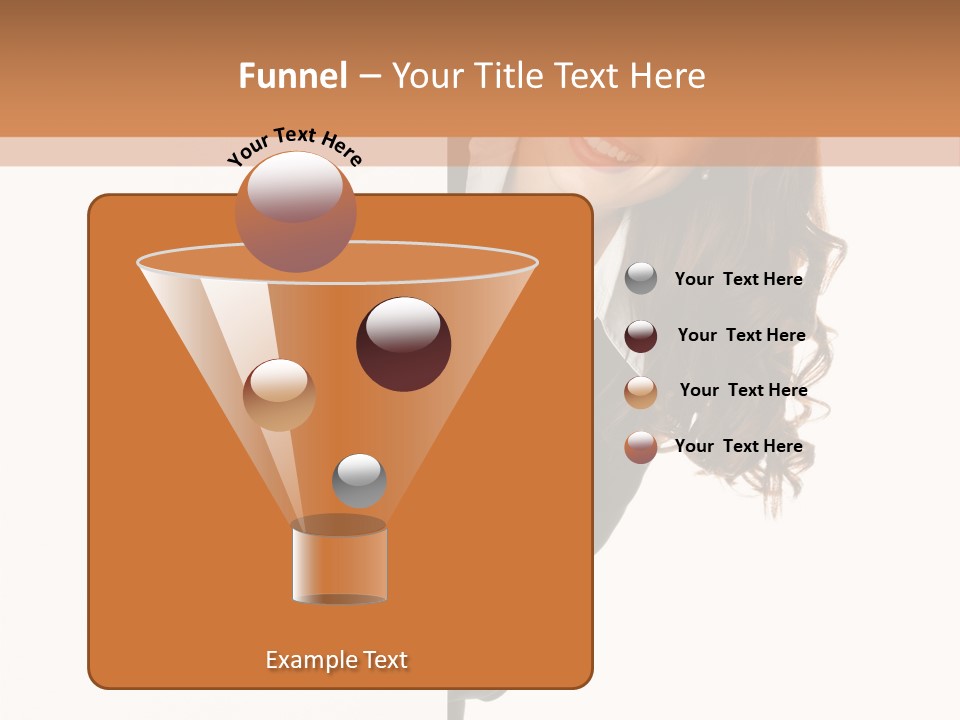 White Sign Businesspeople PowerPoint Template