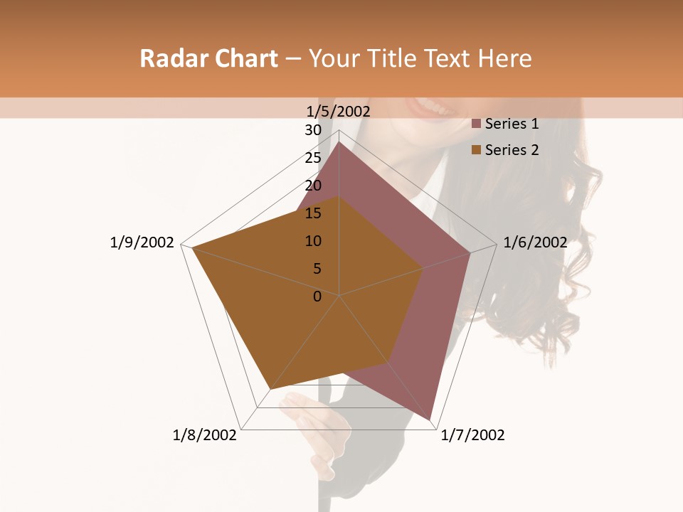 White Sign Businesspeople PowerPoint Template