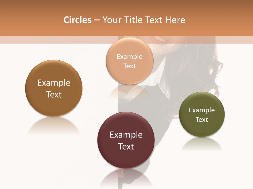 White Sign Businesspeople PowerPoint Template