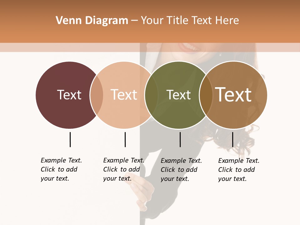 White Sign Businesspeople PowerPoint Template