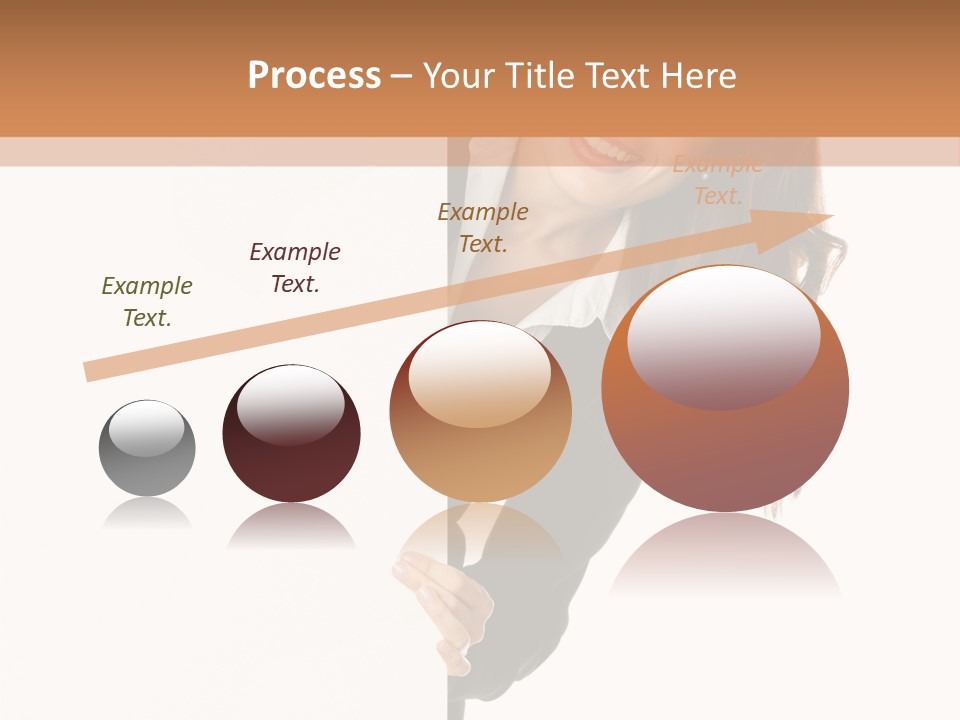 White Sign Businesspeople PowerPoint Template