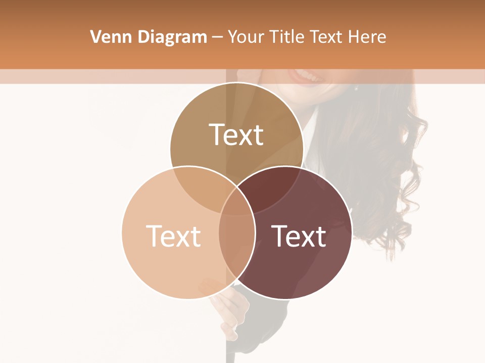 White Sign Businesspeople PowerPoint Template