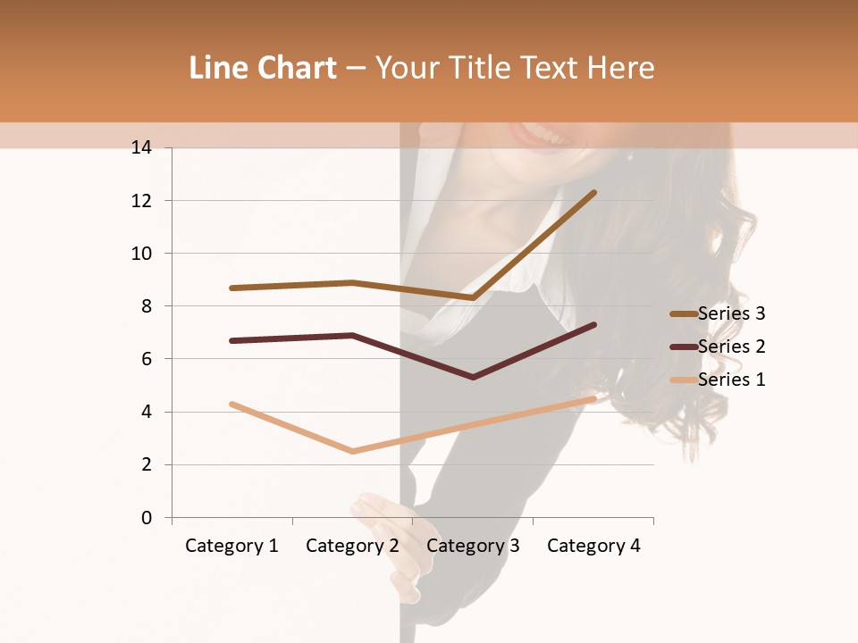 White Sign Businesspeople PowerPoint Template