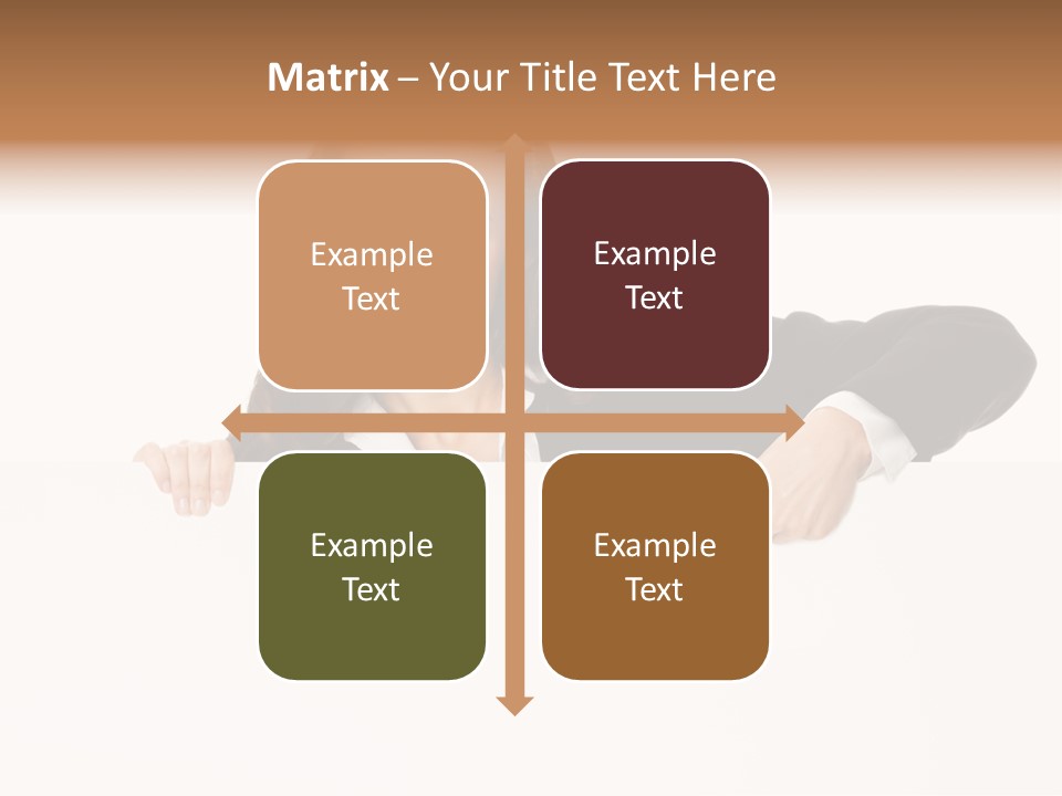 Suit Cut Cutout PowerPoint Template