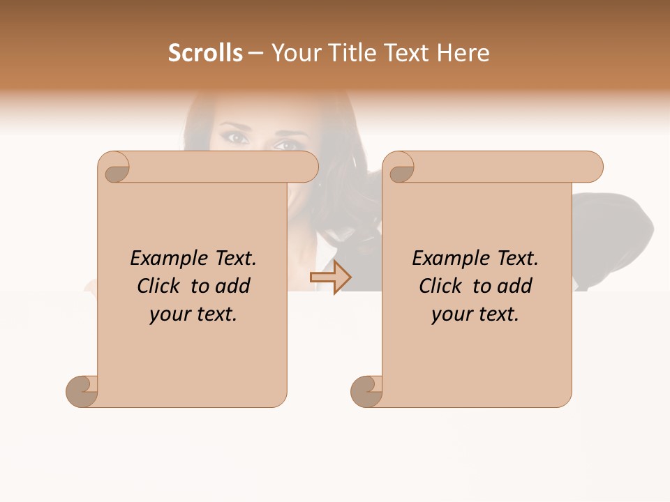 Suit Cut Cutout PowerPoint Template