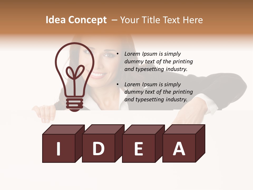 Suit Cut Cutout PowerPoint Template