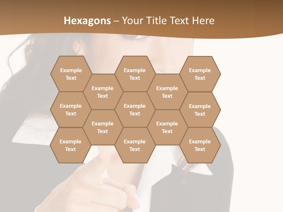 Executive Cheerful Hand PowerPoint Template