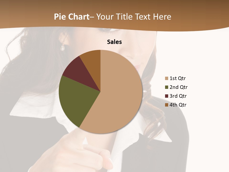 Executive Cheerful Hand PowerPoint Template