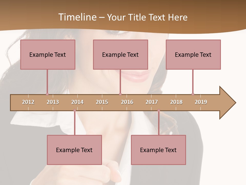 Executive Cheerful Hand PowerPoint Template