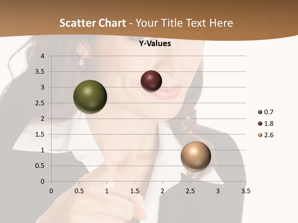 Executive Cheerful Hand PowerPoint Template