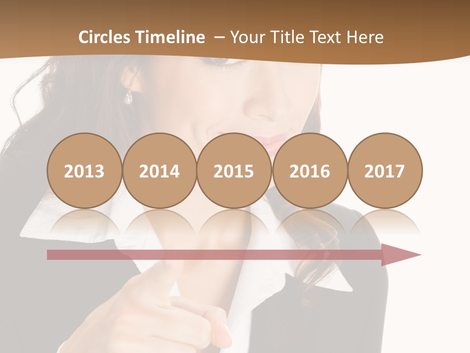 Executive Cheerful Hand PowerPoint Template