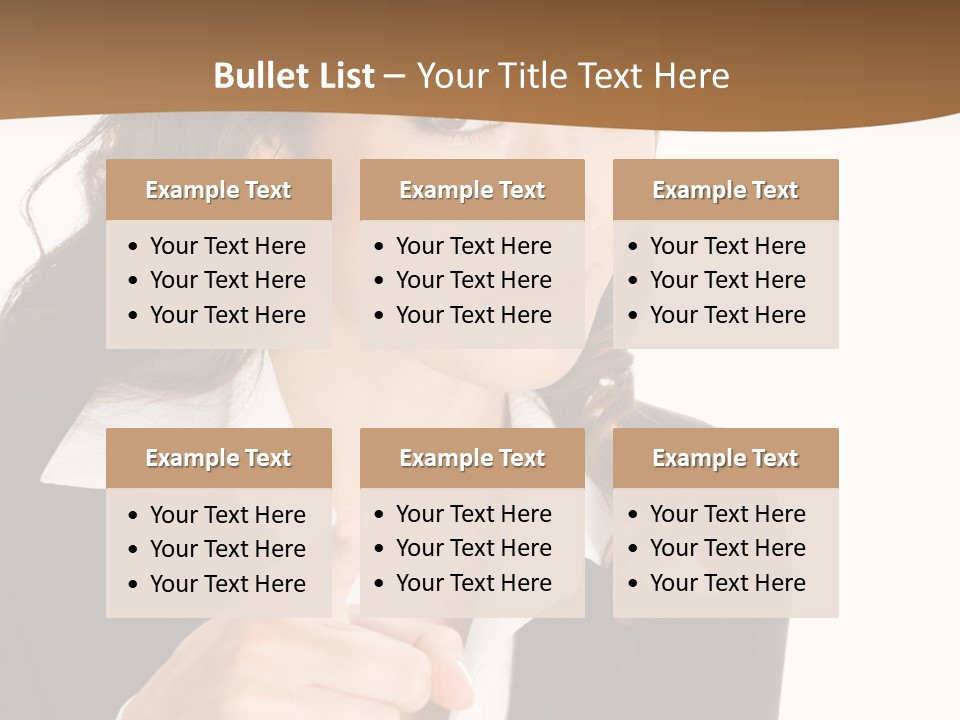Executive Cheerful Hand PowerPoint Template