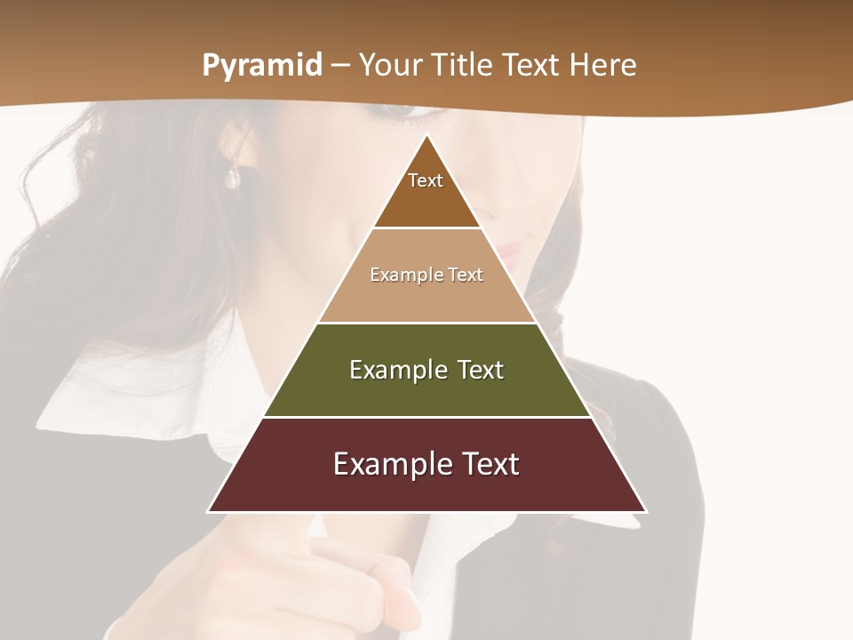 Executive Cheerful Hand PowerPoint Template