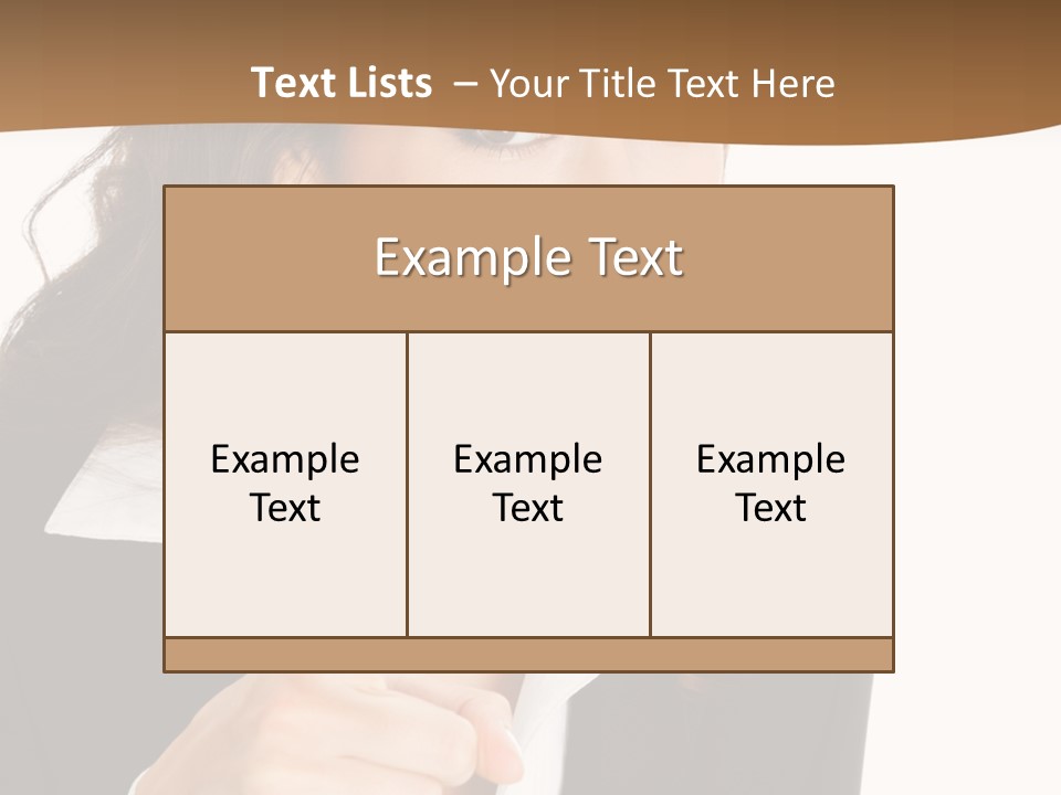 Executive Cheerful Hand PowerPoint Template