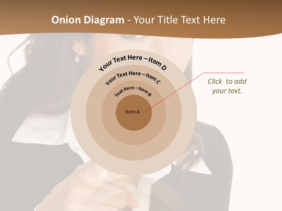 Executive Cheerful Hand PowerPoint Template