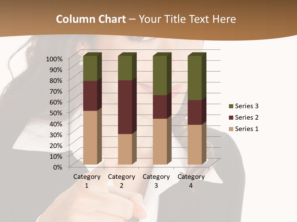 Executive Cheerful Hand PowerPoint Template