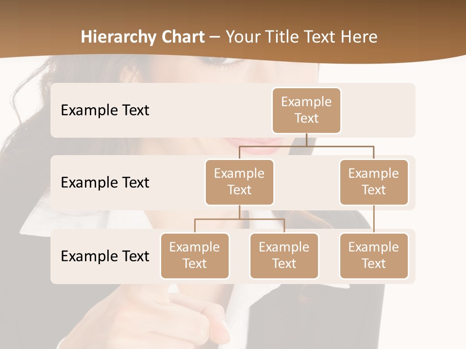 Executive Cheerful Hand PowerPoint Template