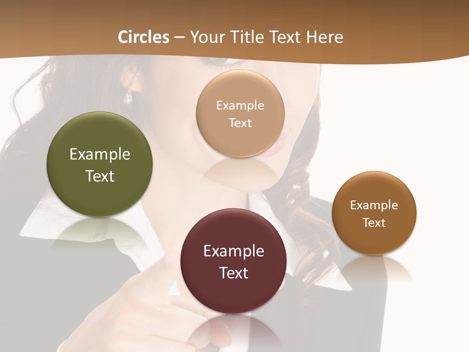 Executive Cheerful Hand PowerPoint Template