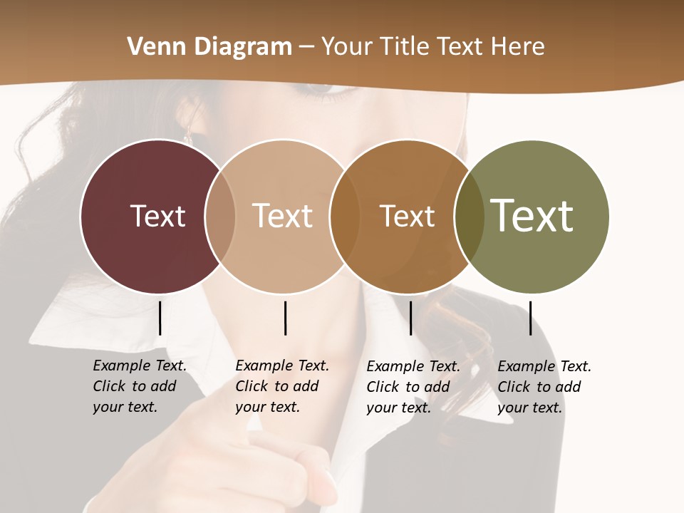 Executive Cheerful Hand PowerPoint Template