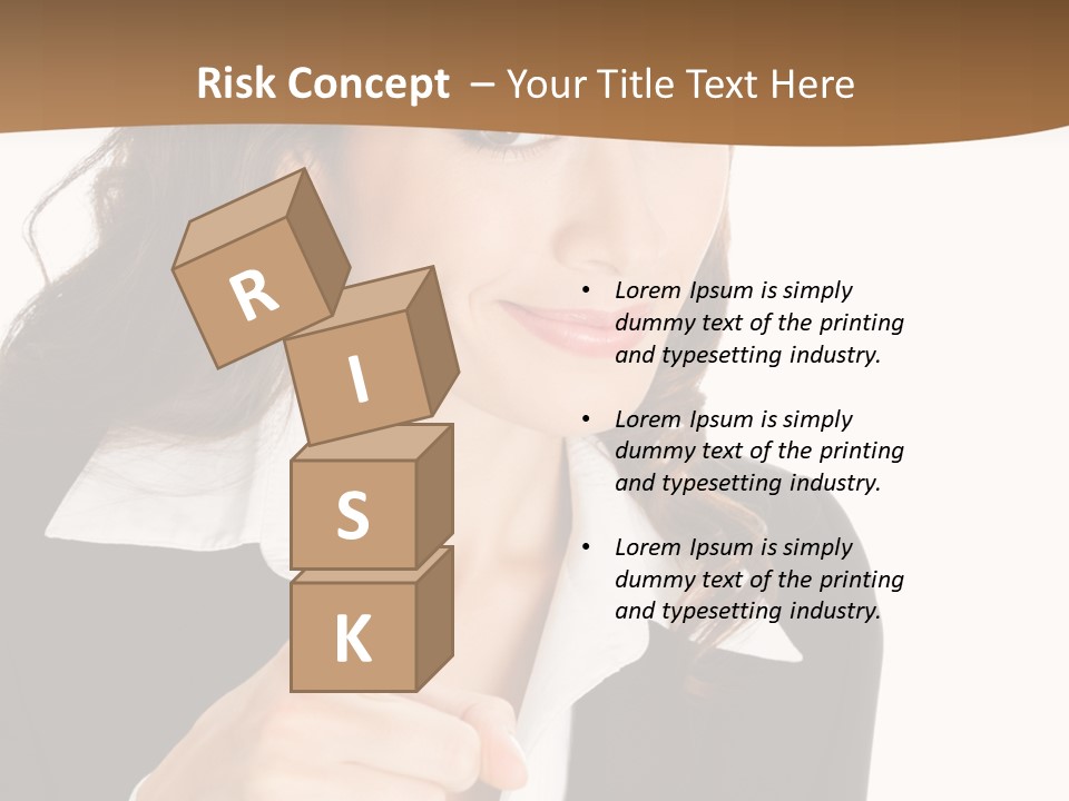 Executive Cheerful Hand PowerPoint Template