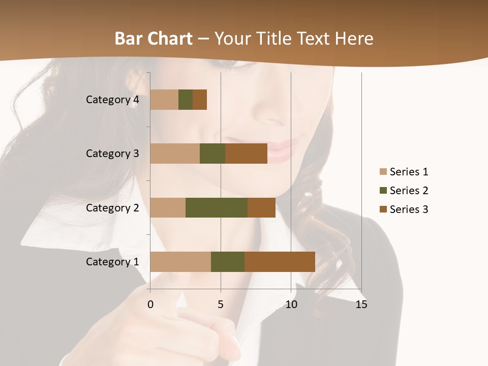 Executive Cheerful Hand PowerPoint Template
