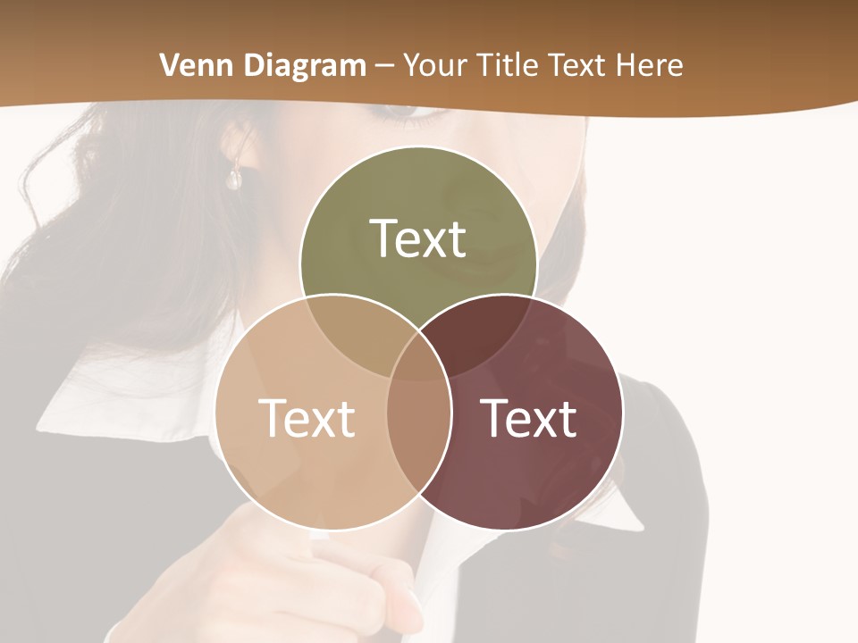 Executive Cheerful Hand PowerPoint Template