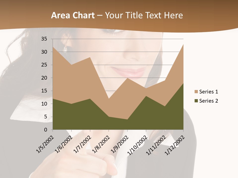 Executive Cheerful Hand PowerPoint Template