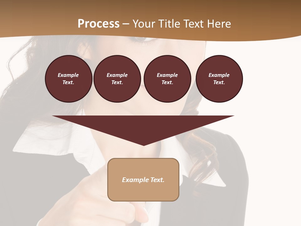 Executive Cheerful Hand PowerPoint Template