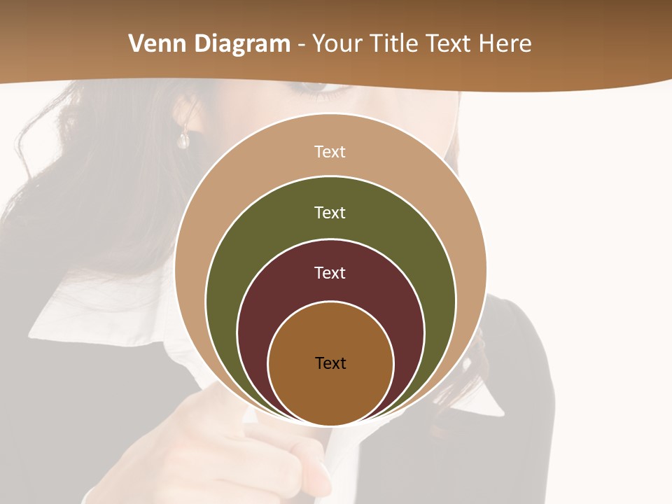 Executive Cheerful Hand PowerPoint Template