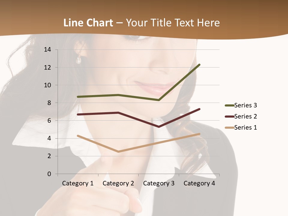 Executive Cheerful Hand PowerPoint Template