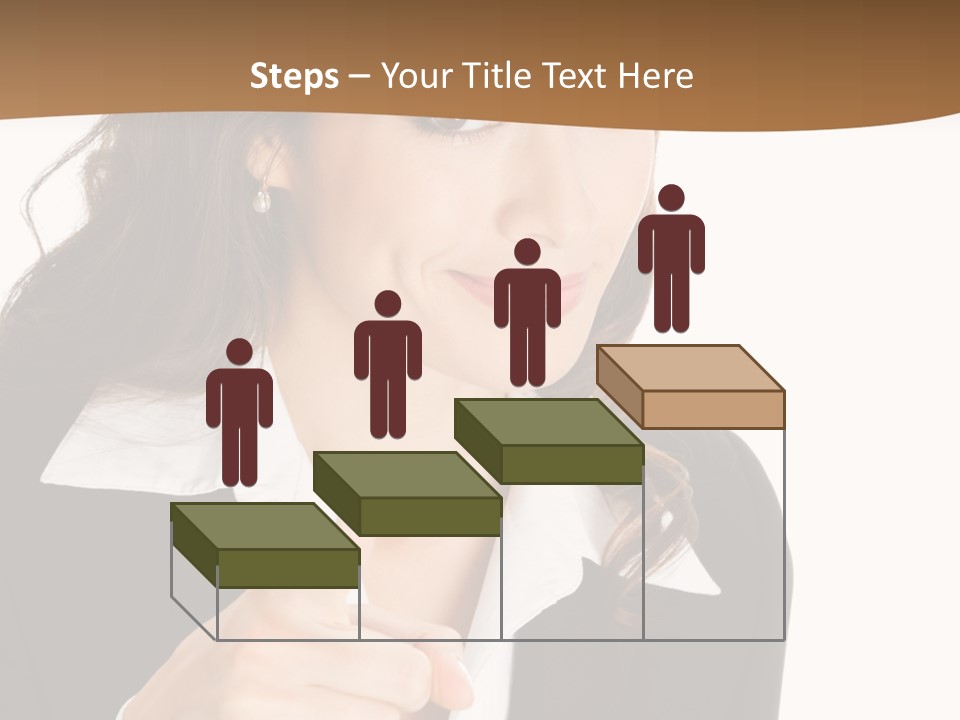 Executive Cheerful Hand PowerPoint Template