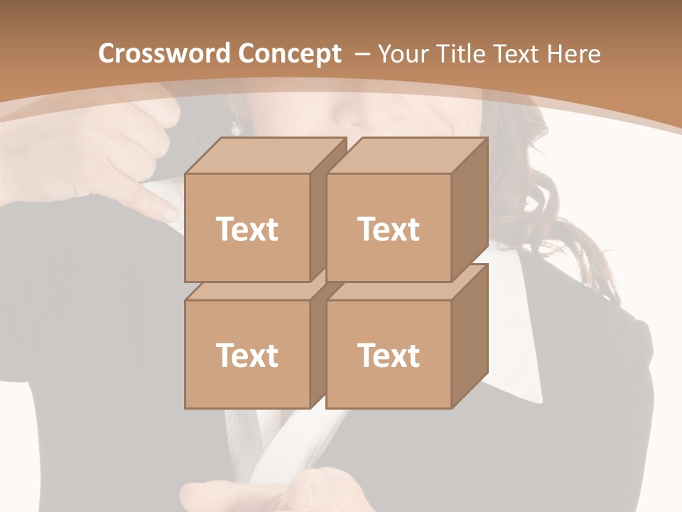 Worker Face Job PowerPoint Template