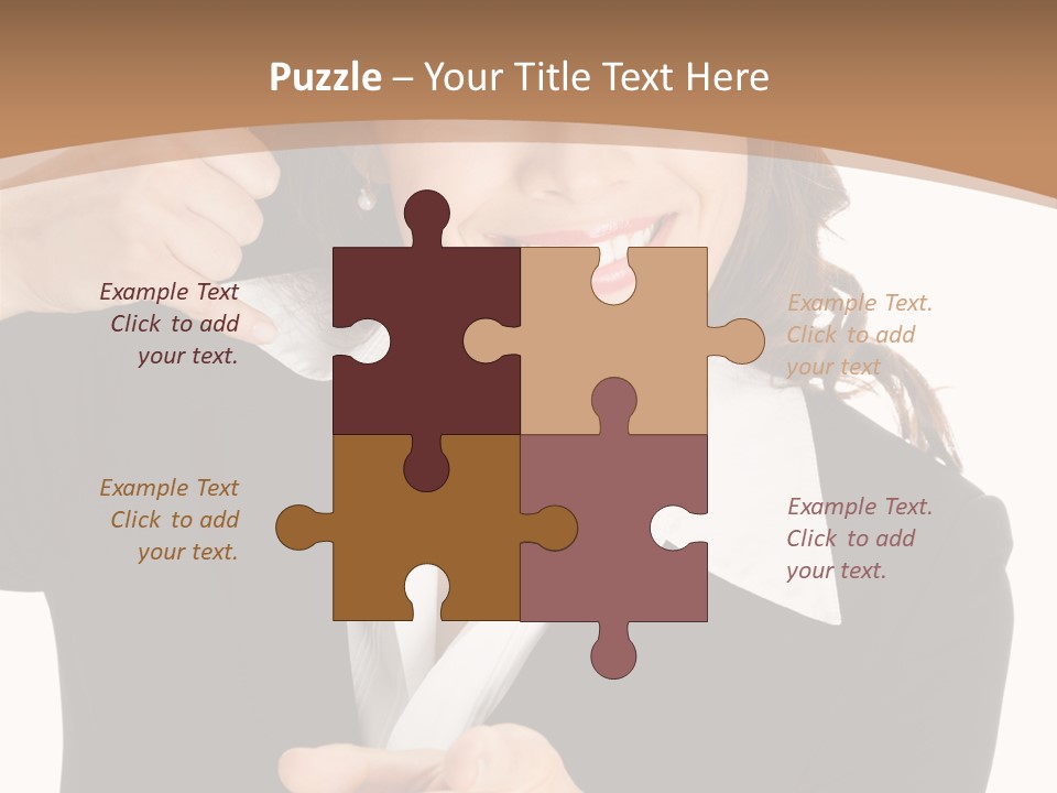 Worker Face Job PowerPoint Template