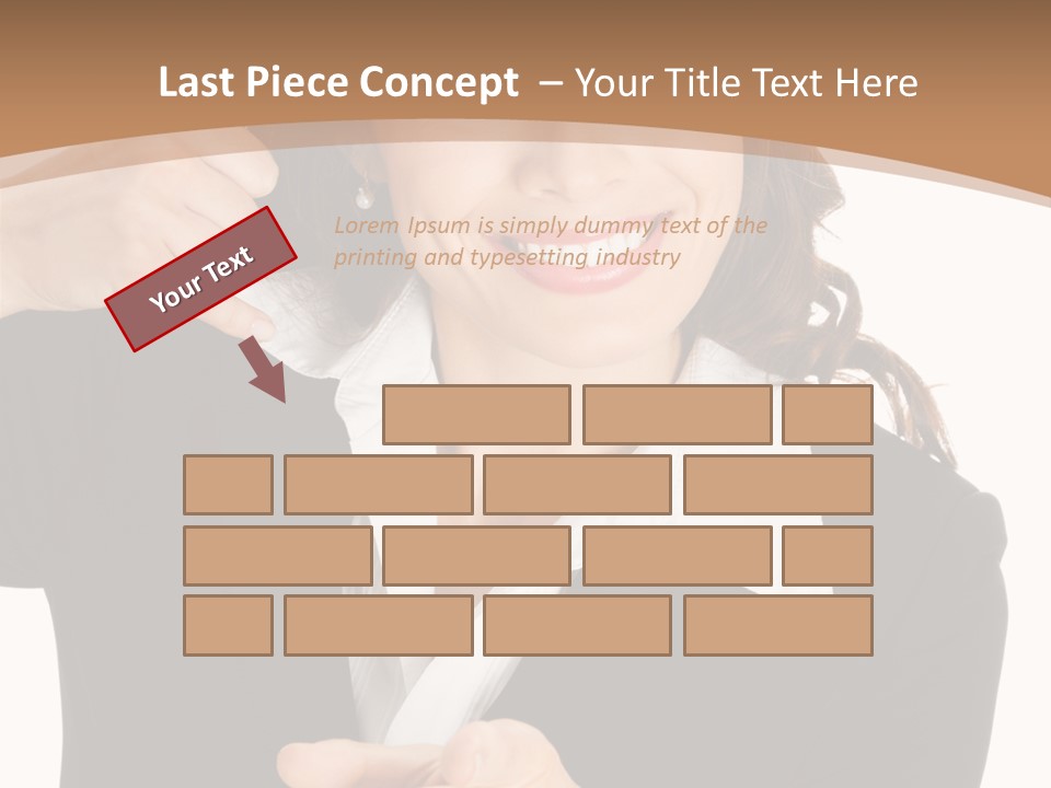 Worker Face Job PowerPoint Template