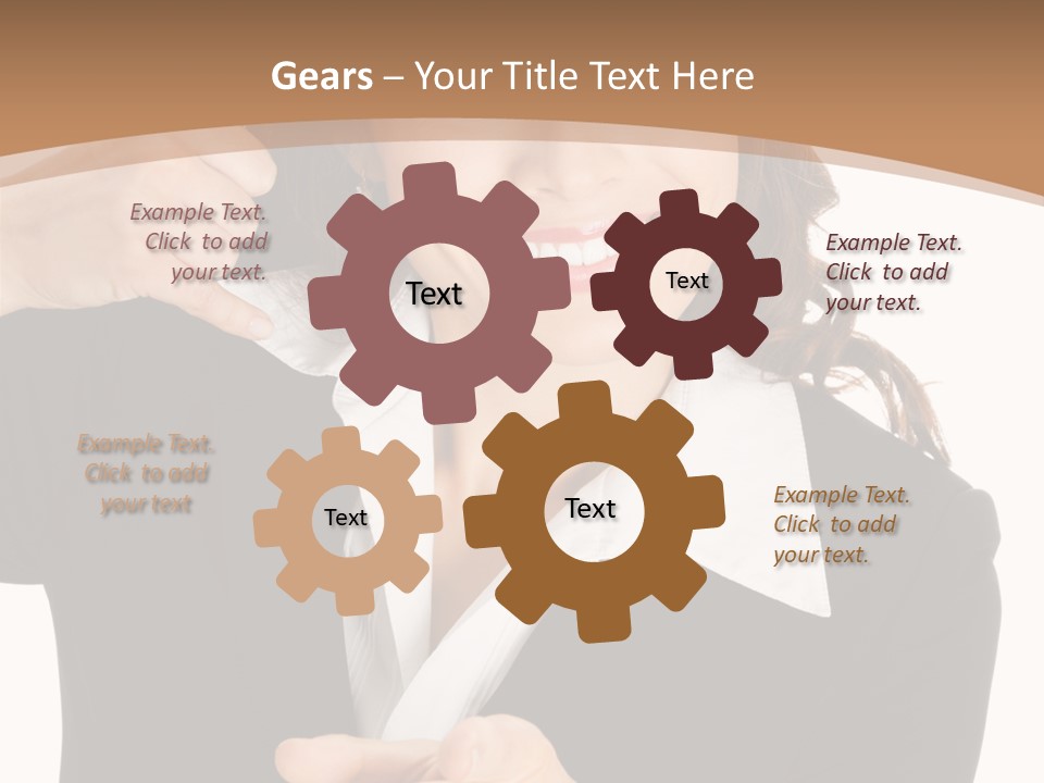 Worker Face Job PowerPoint Template