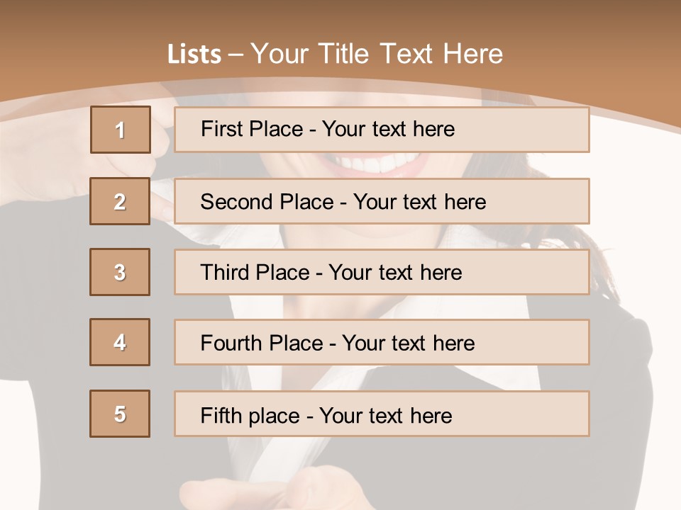 Worker Face Job PowerPoint Template