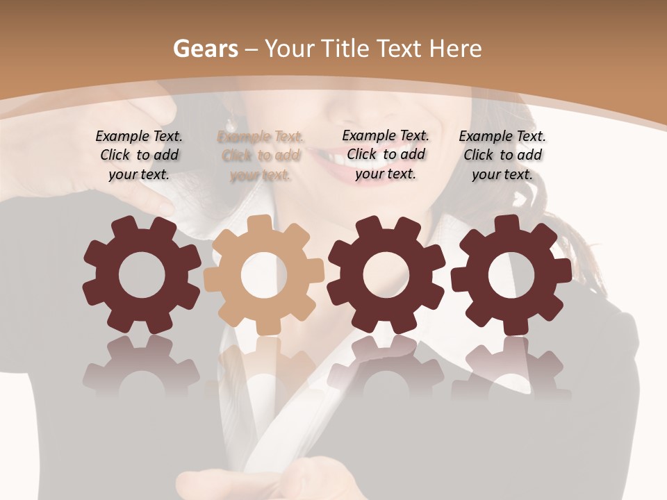 Worker Face Job PowerPoint Template