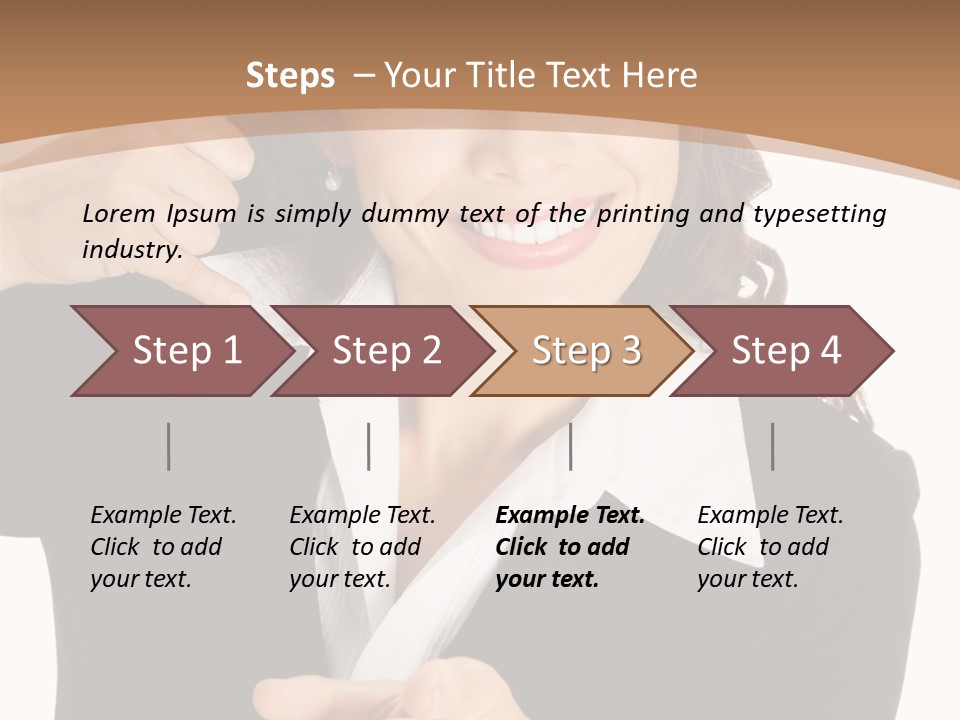 Worker Face Job PowerPoint Template