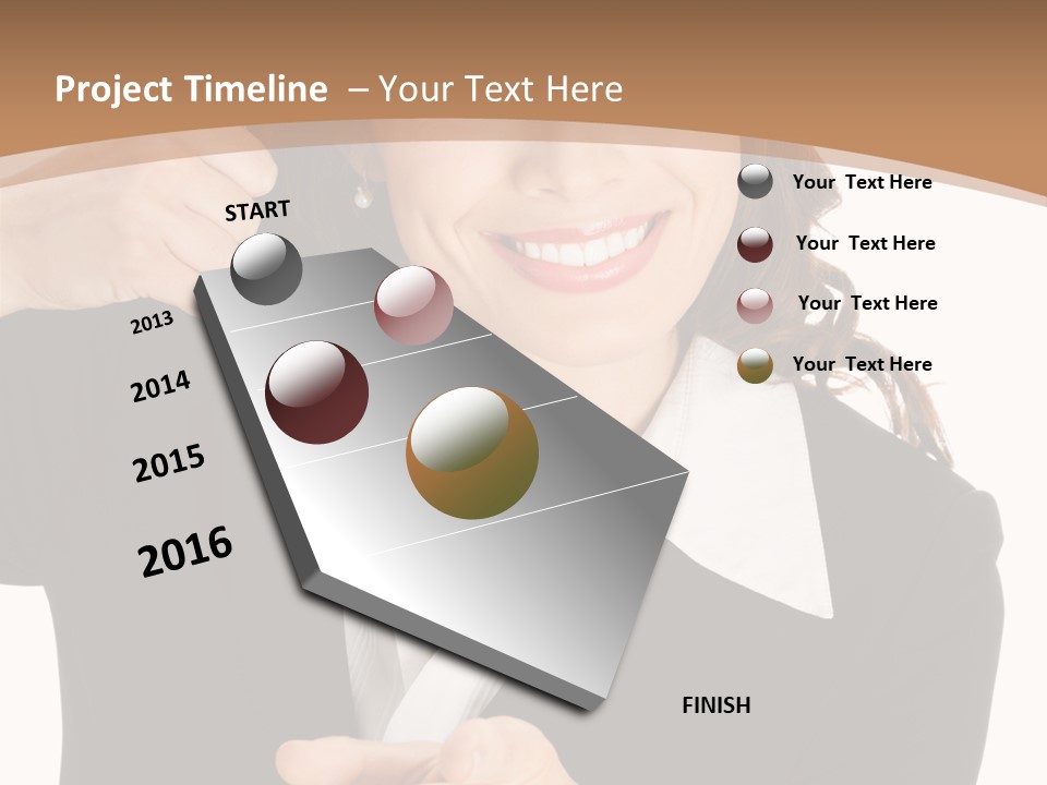 Worker Face Job PowerPoint Template