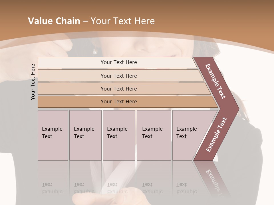 Worker Face Job PowerPoint Template